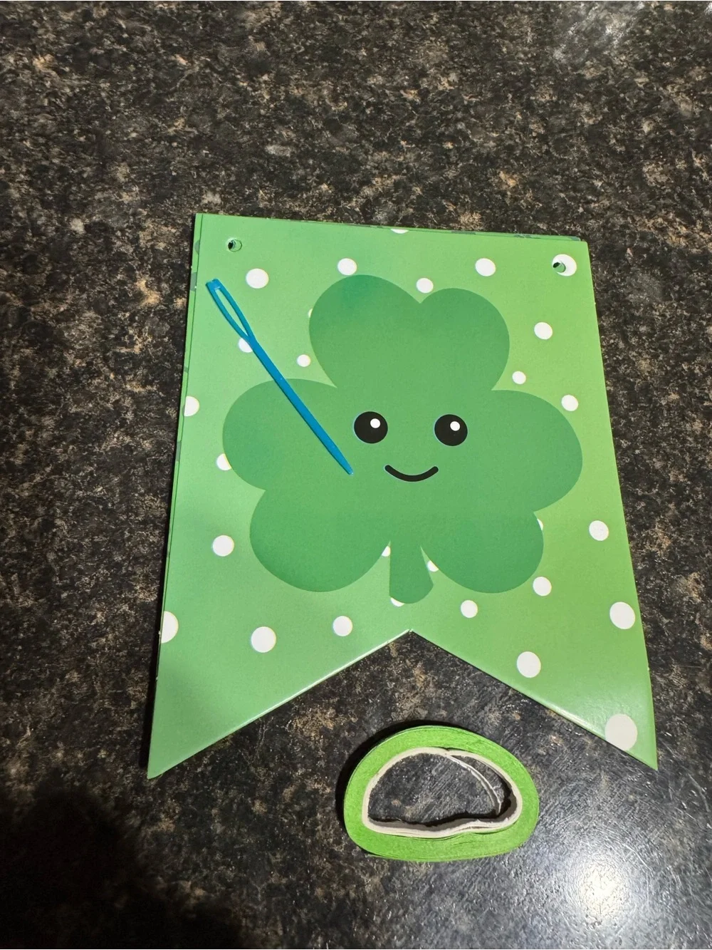 30 Piece St. Patrick's Day Hanging Decoration Set, 'Lucky' Banner